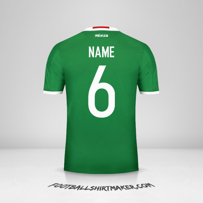 Shirt Mexico 2016 -  name - 6
