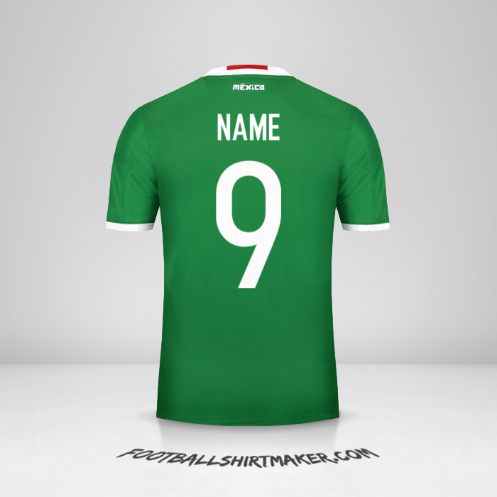 Shirt Mexico 2016 -  name - 9