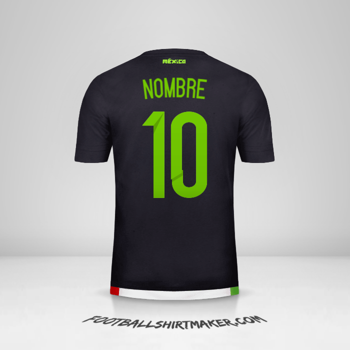Jersey Mexico 2015 -  nombre - 10