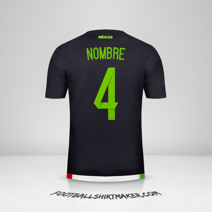 Jersey Mexico 2015 -  nombre - 4