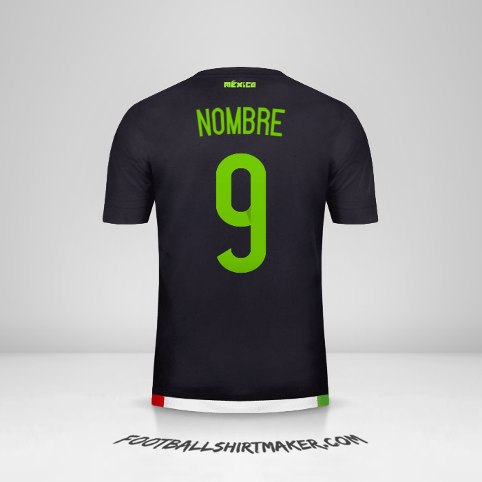 Jersey Mexico 2015 -  nombre - 9