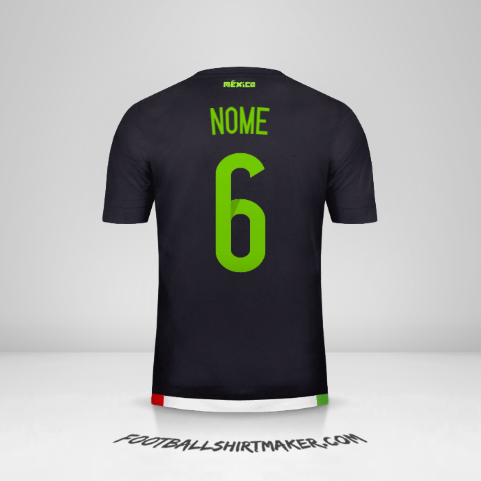 Camisola México 2015 -  nome - 6