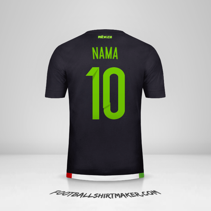 Jersey Meksiko 2015 -  nama - 10