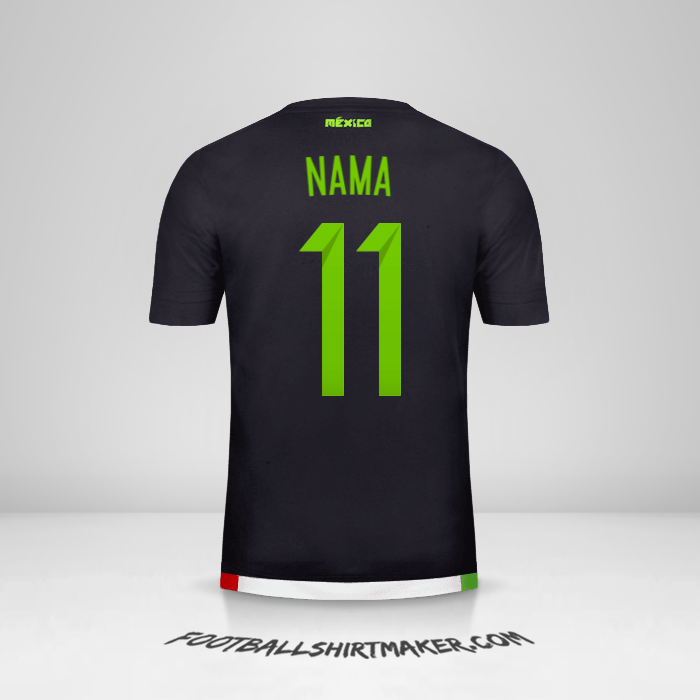 Jersey Meksiko 2015 -  nama - 11