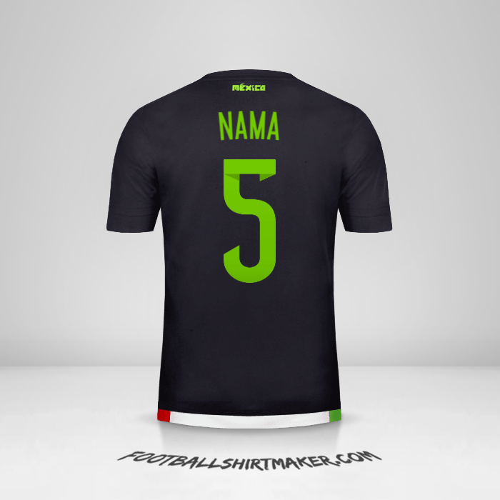 Jersey Meksiko 2015 -  nama - 5
