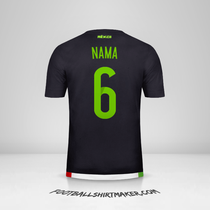 Jersey Meksiko 2015 -  nama - 6
