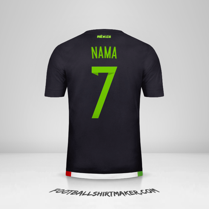 Jersey Meksiko 2015 -  nama - 7
