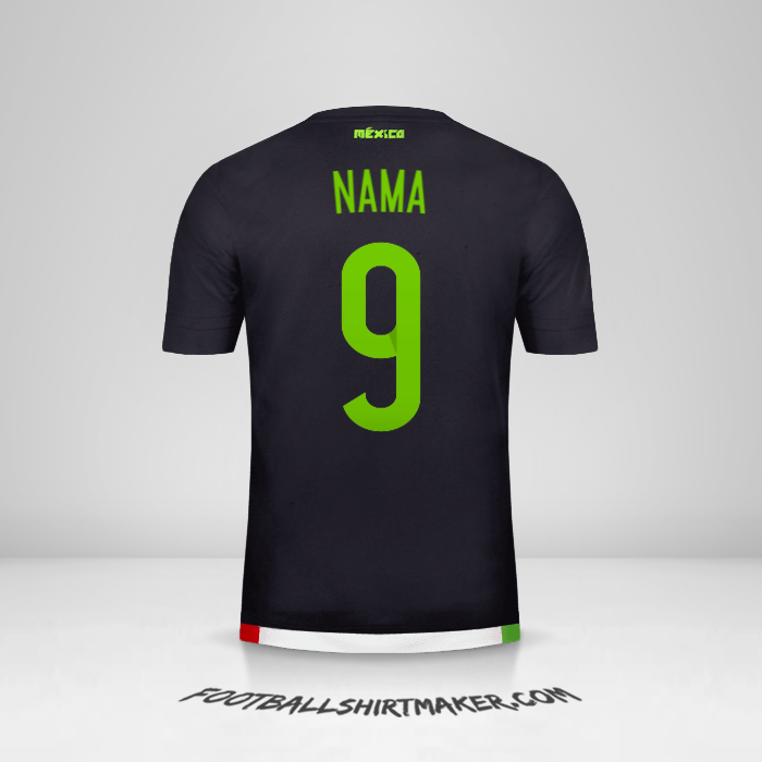 Jersey Meksiko 2015 -  nama - 9