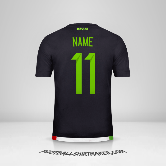 Shirt Mexico 2015 -  name - 11
