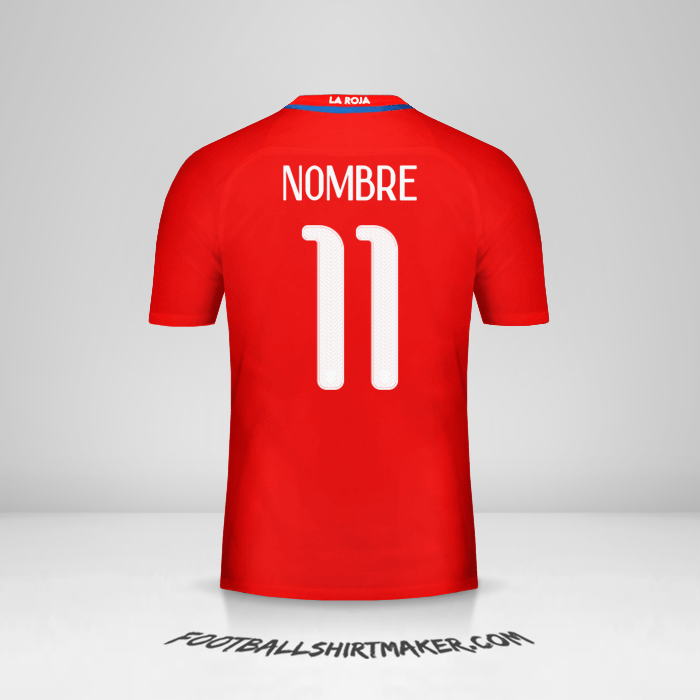 Jersey Chile 2016 -  nombre - 11