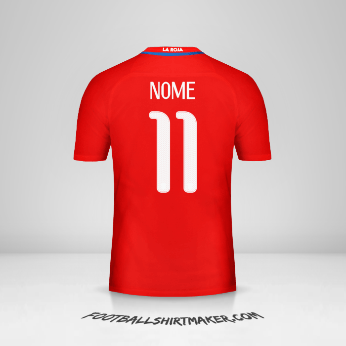 Camisola Chile 2016 -  nome - 11