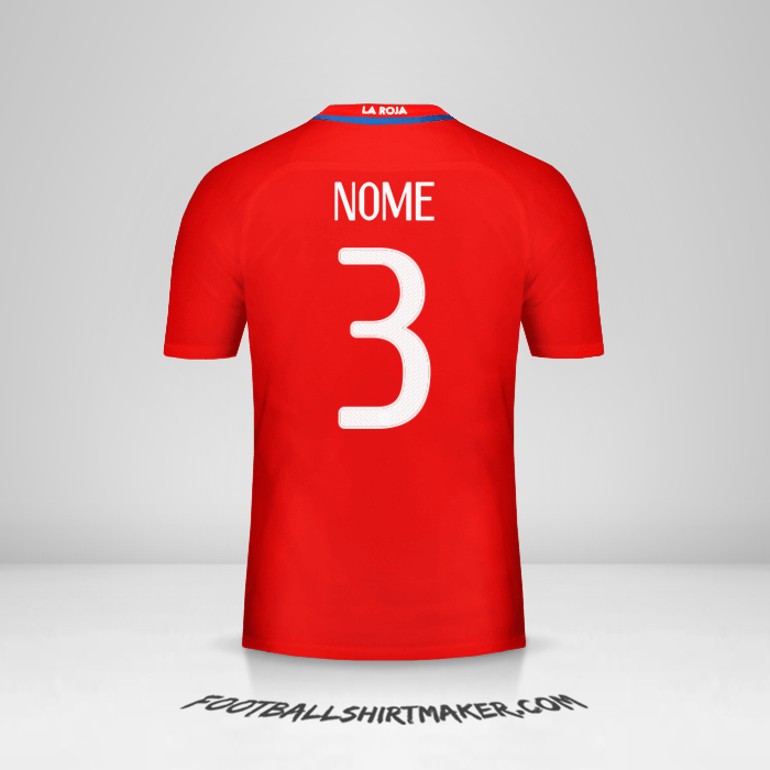 Maglia Cile 2016 -  nome - 3