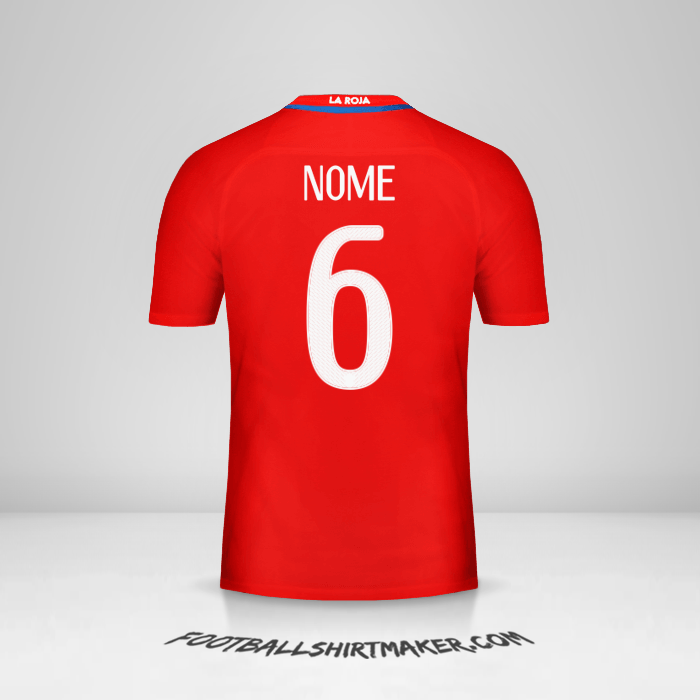 Maglia Cile 2016 -  nome - 6