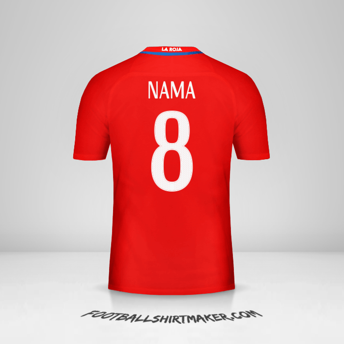 Jersey Cile 2016 -  nama - 8
