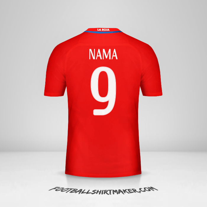 Jersey Cile 2016 -  nama - 9