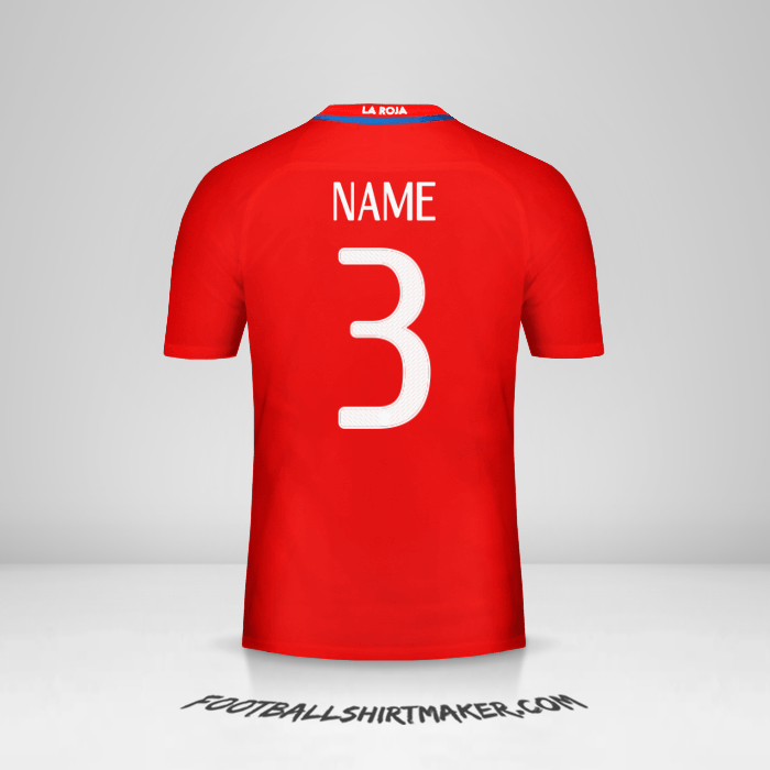 Trikot Chile 2016 -  name - 3