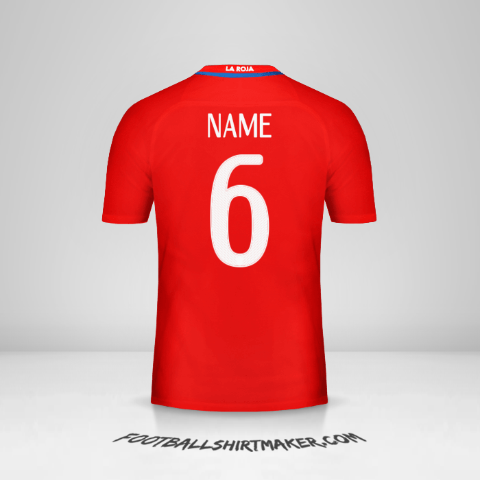 Shirt Chile 2016 -  name - 6
