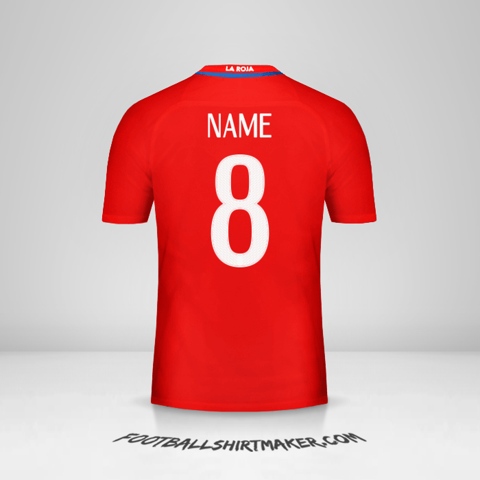 Jersey Chile 2016 -  name - 8
