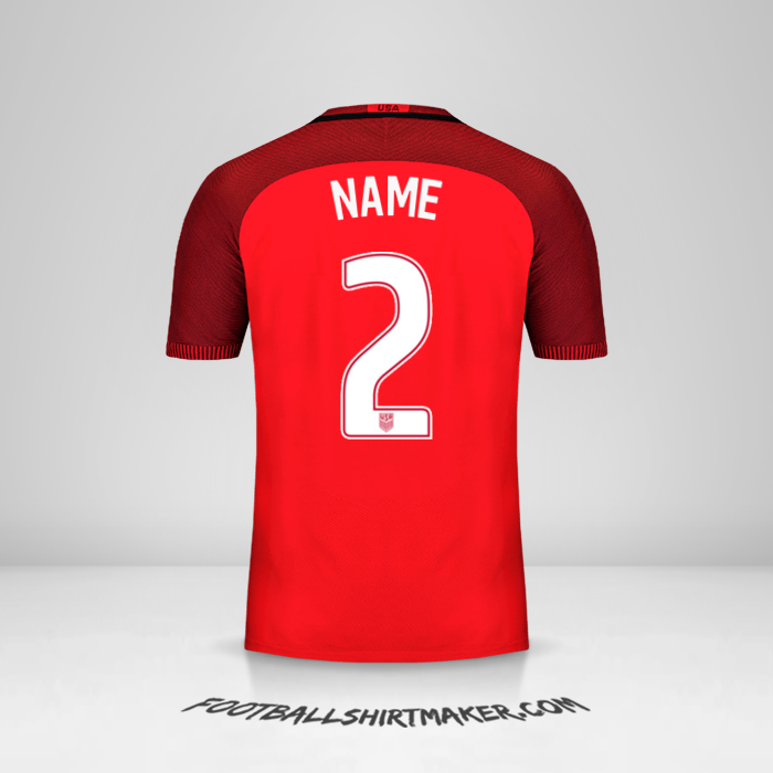 Jersey United States 2017 Third -  name - 2