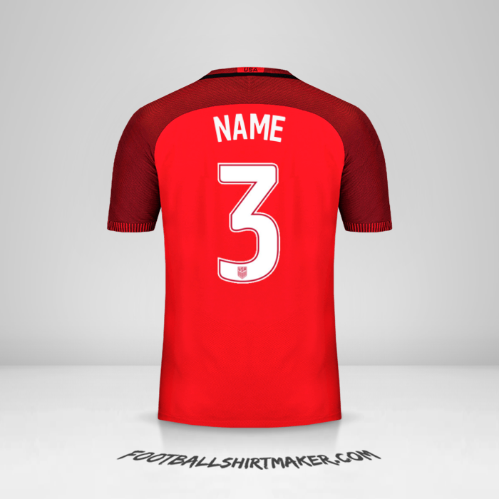 Shirt United States 2017 Third -  name - 3