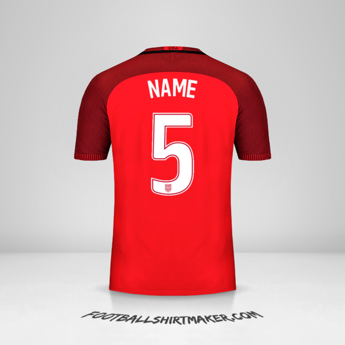Shirt United States 2017 Third -  name - 5