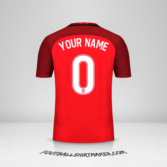 Shirt United States 2017 III -  your name - 0