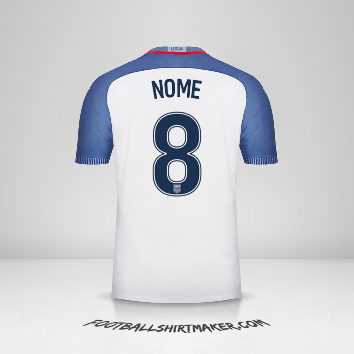Maglia Stati Uniti 2016/17 -  nome - 8