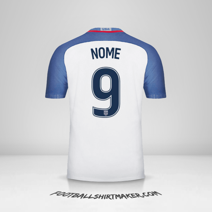 Maglia Stati Uniti 2016/17 -  nome - 9