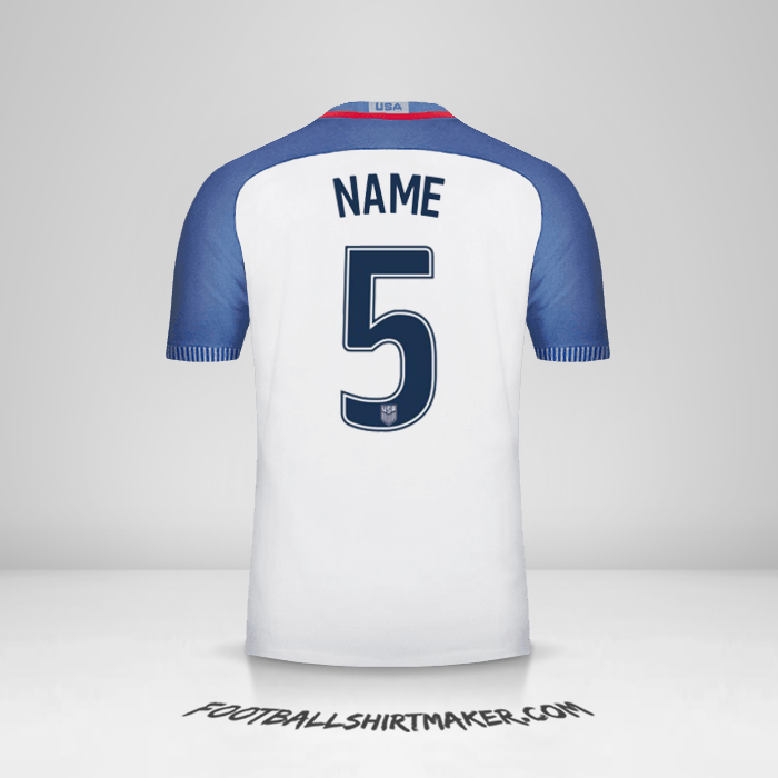 Jersey United States 2016/17 -  name - 5