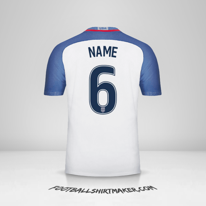 Trikot Vereinigte Staaten 2016/17 -  name - 6