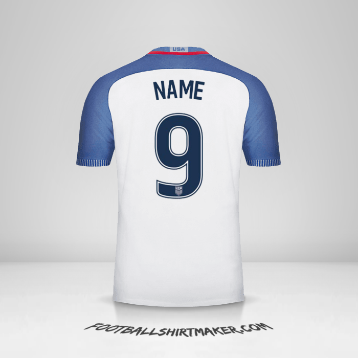 Jersey United States 2016/17 -  name - 9