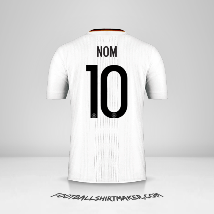 Maillot Allemagne 2017 -  nom - 10