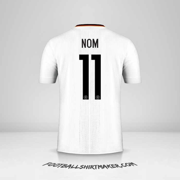 Maillot Allemagne 2017 -  nom - 11