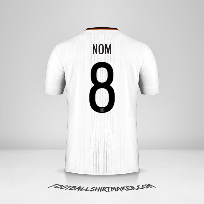 Maillot Allemagne 2017 -  nom - 8