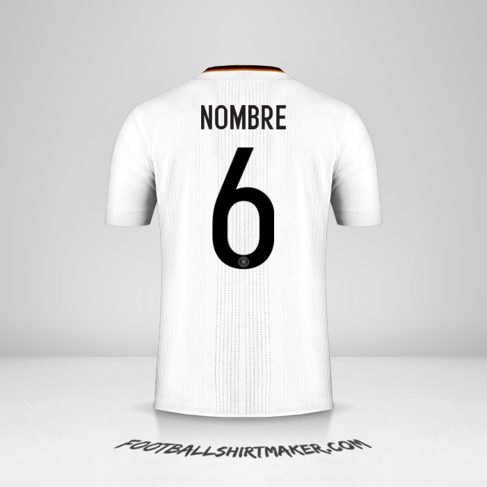 Jersey Alemania 2017 -  nombre - 6