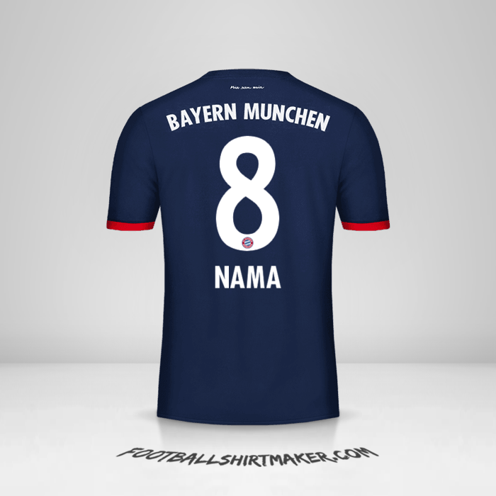 Jersey FC Bayern Munchen 2017/18 Alternatif -  nama - 8