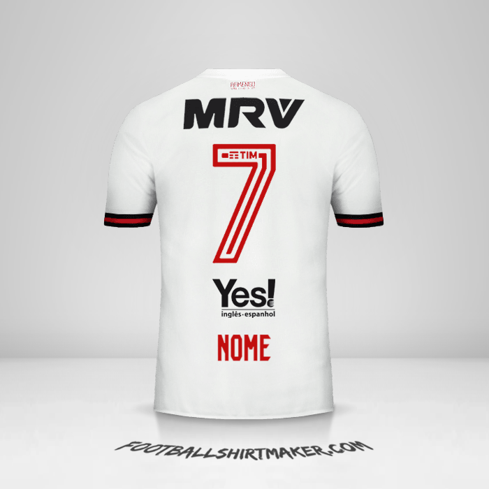 Maglia Flamengo 2017/18 Seconda -  nome - 7