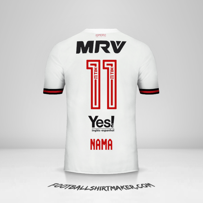 Jersey Flamengo 2017/18 Alternatif -  nama - 11
