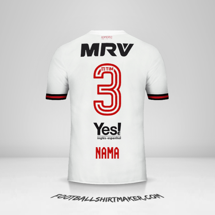 Jersey Flamengo 2017/18 Alternatif -  nama - 3