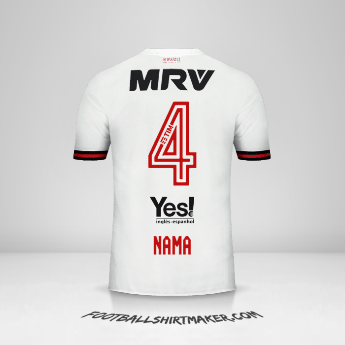 Jersey Flamengo 2017/18 Alternatif -  nama - 4