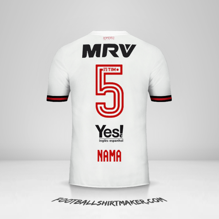 Jersey Flamengo 2017/18 Alternatif -  nama - 5