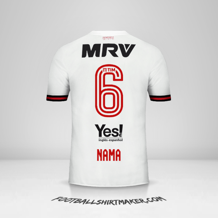 Jersey Flamengo 2017/18 Alternatif -  nama - 6