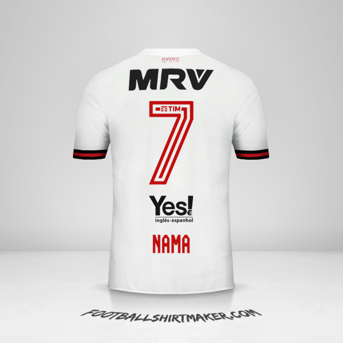 Jersey Flamengo 2017/18 Alternatif -  nama - 7