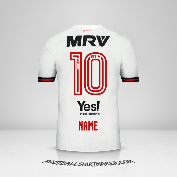 Shirt Flamengo 2017/18 Away -  name - 10