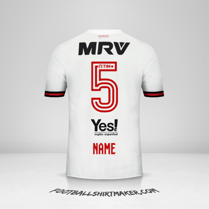 Shirt Flamengo 2017/18 Away -  name - 5