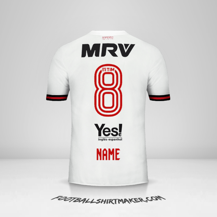 Jersey Flamengo 2017/18 Away -  name - 8