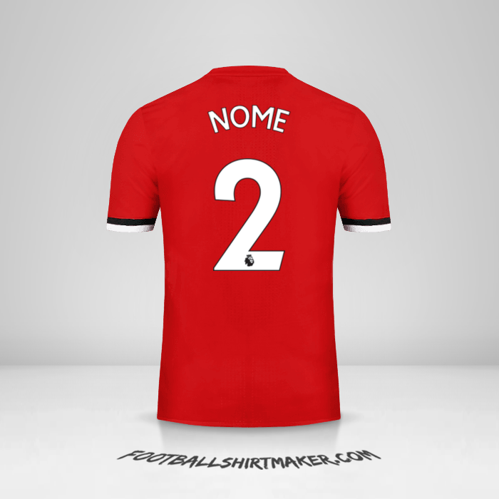 Maglia Manchester United 2017/18 -  nome - 2