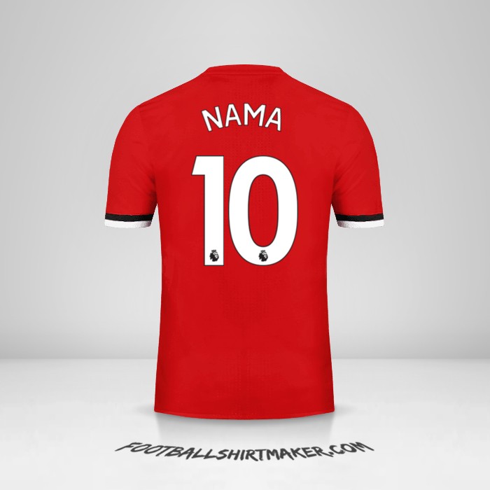 Jersey Manchester United 2017/18 -  nama - 10
