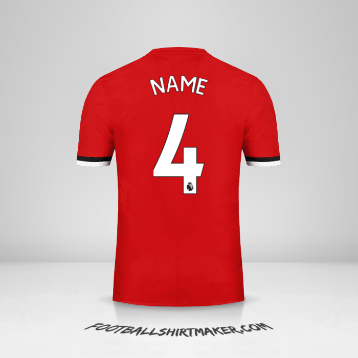 Shirt Manchester United 2017/18 -  name - 4