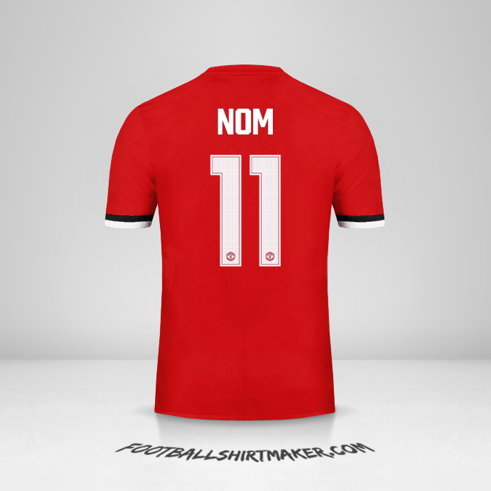 Maillot Manchester United Cup 2017/18 -  nom - 11